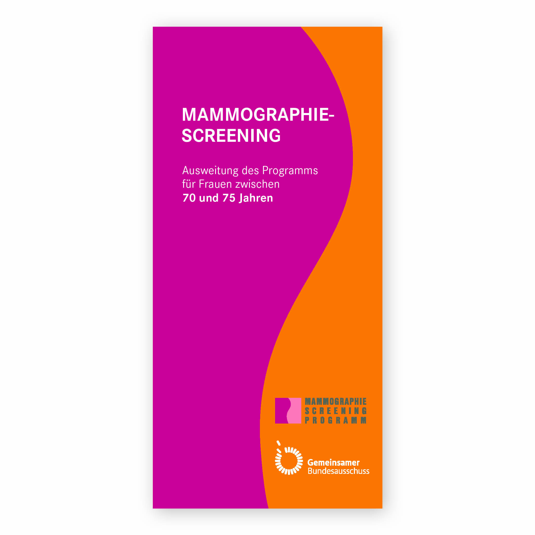Informationen zum Mammographie-Screening (70-75 Jahre)