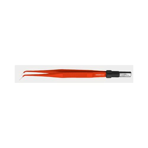 Bipolare Pinzette Argentum non-stick 1,0mmx16,0cm abgewinkelt