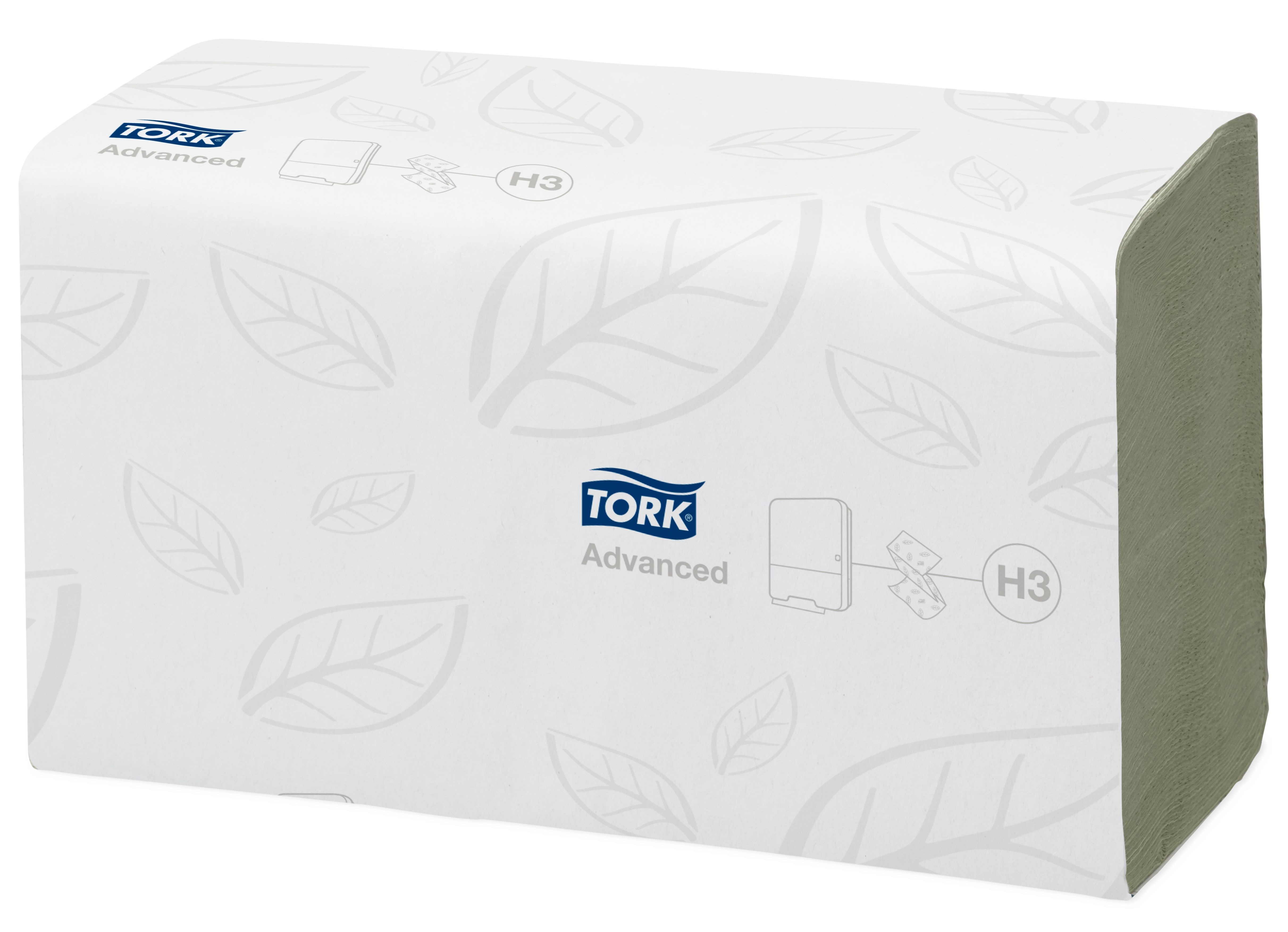 Tork Advanced Handtücher grün AP 3750 2-lg. 25x23cm zz-Faltung