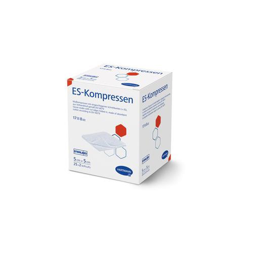 Es-Kompressen 10 x 10cm AP 5x20 Stück 12fach, steril
