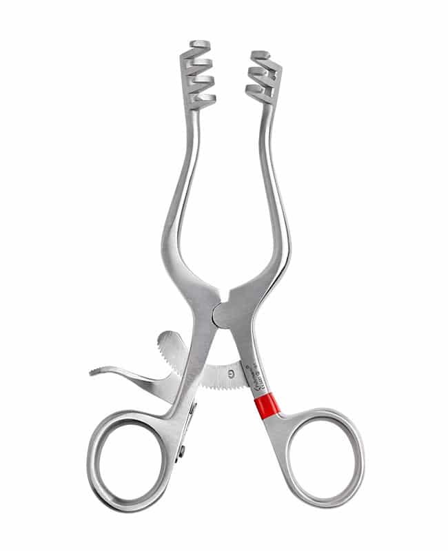 Wundspreizer Weitlaner stumpf PK 8 13cm Metall zum Einmalgebrauch
