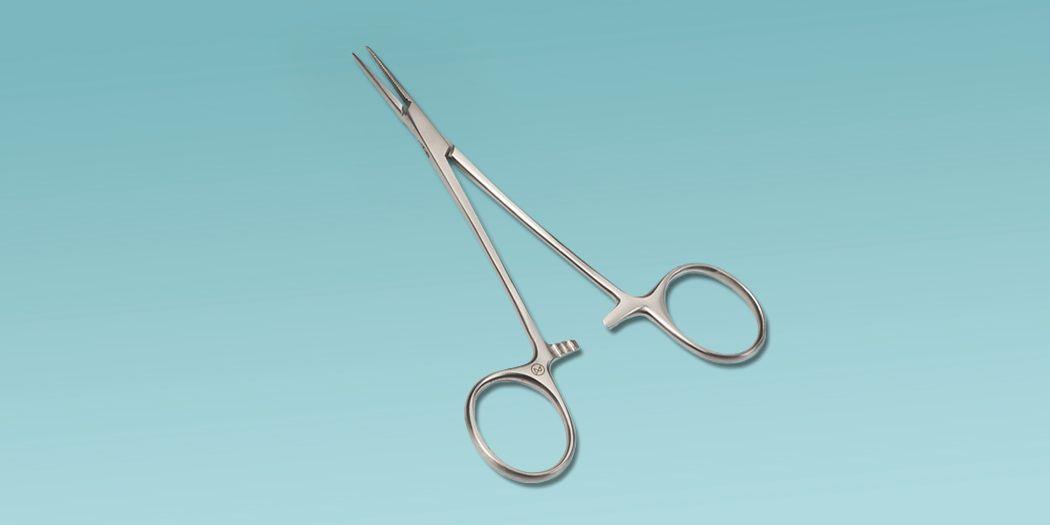 Peha-Instrument Micro-Mosquito Klemme AP 25 anatomisch gerade Einmalinstr.