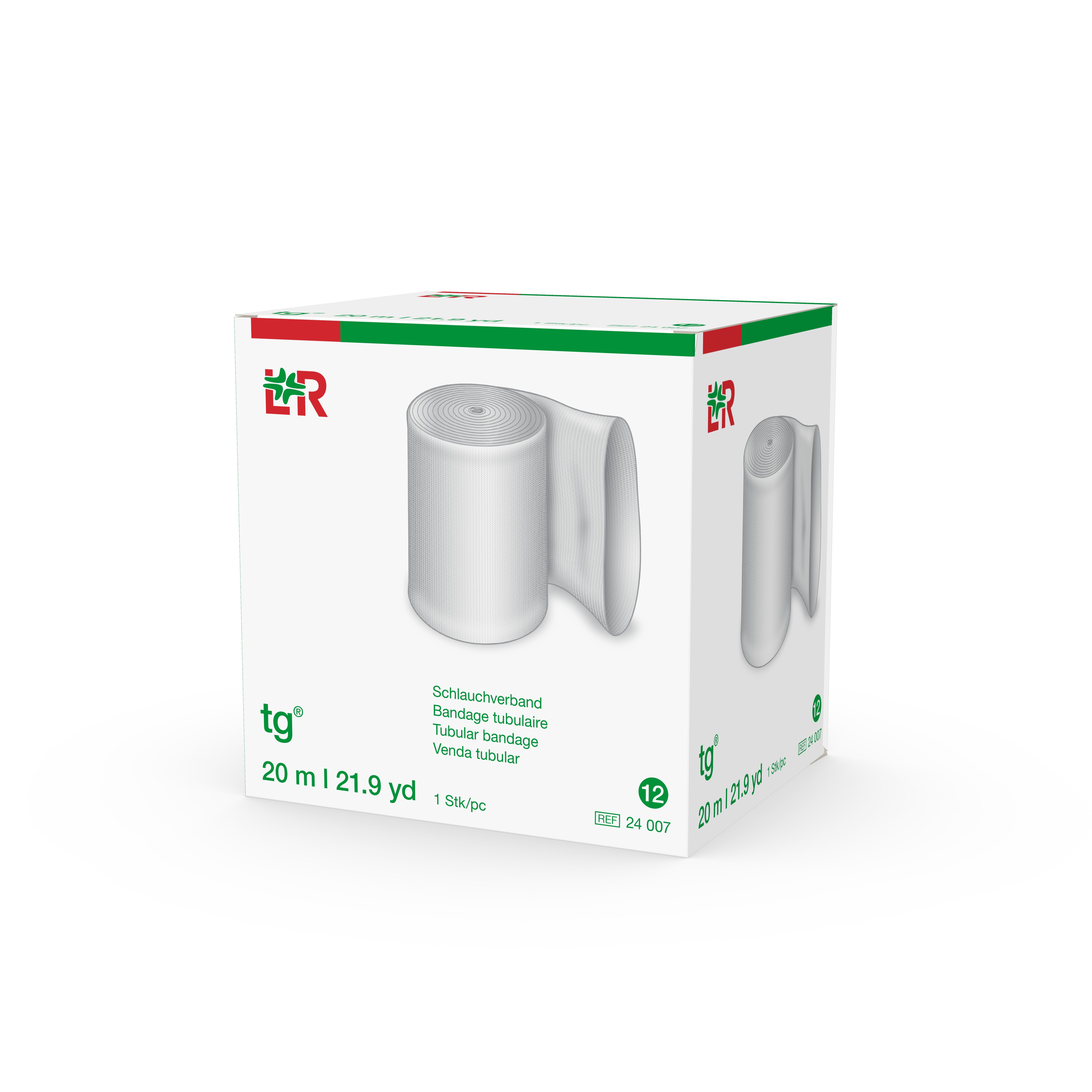 Lohmann & Rauscher International GmbH & Co. KG tg Schlauchverband Größe 12, 20m, weiß - Bild 4