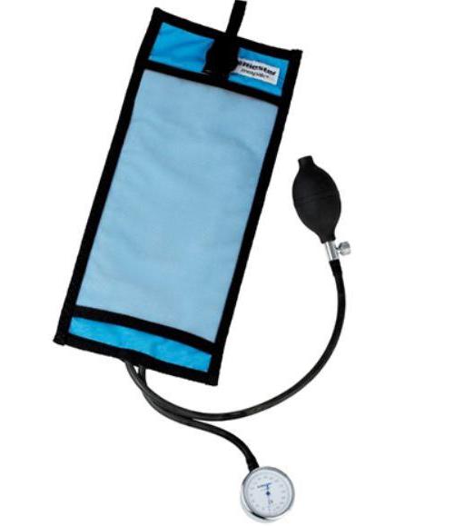 RIESTER Metpack Druckinfusionsgerät 500ml inkl. Manometer 49mm,Pumpball latexfrei