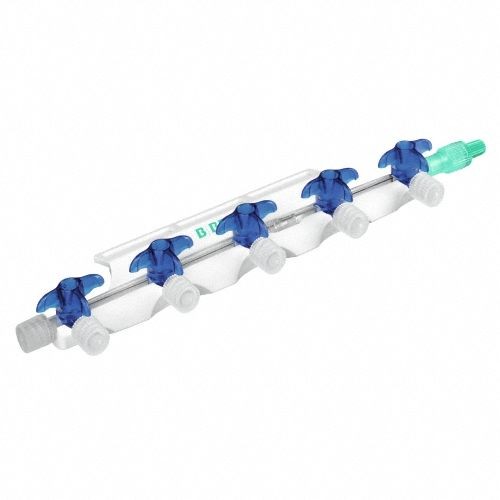 Discofix C Hahnbank 5-fach blau AP 40 steril