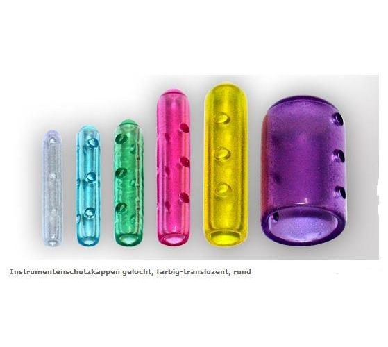 Key Surgical LLC Interlock Instrumentenschutzkappen rund AP 100 rot, 3,2x25,4 mm