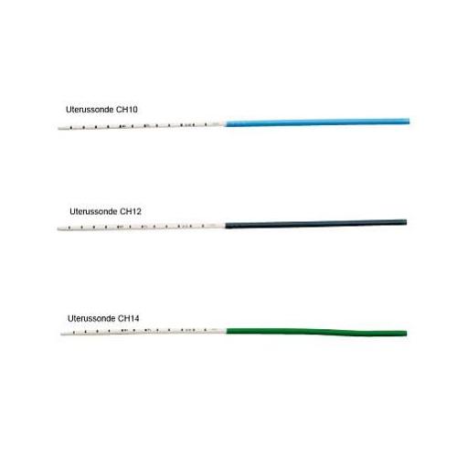 PRINCE MEDICAL Hysterometer CH10 29cm blau PK 25 steril, Einweg-Uterussonde