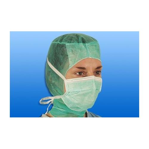 NOBA VERBANDMITTEL DANZ Noba-OP-Maske AP 50 grün mit Bändern
