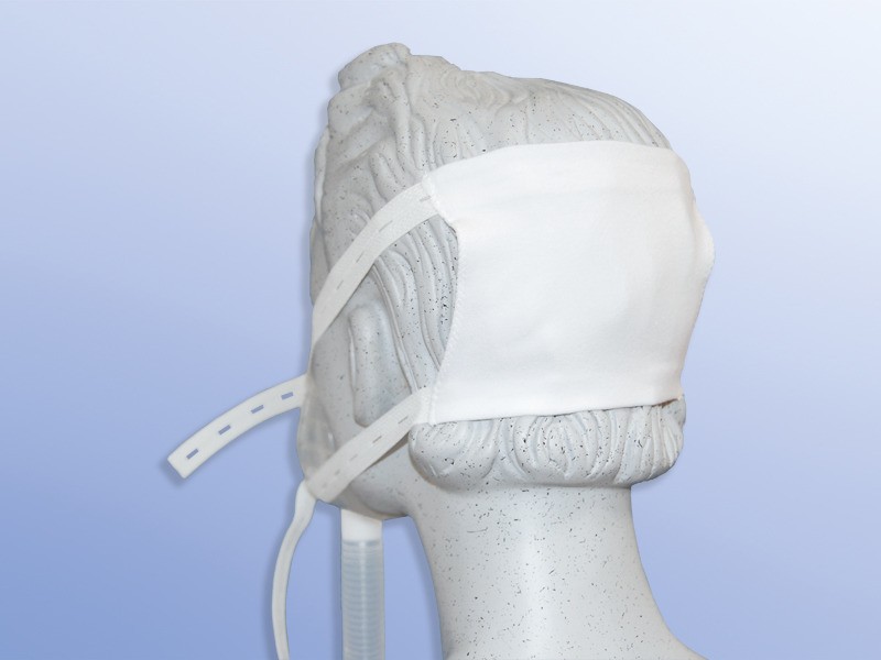 Kopfgurt Textil 15mm rohweiß Halteband f. Anästhesiemaske