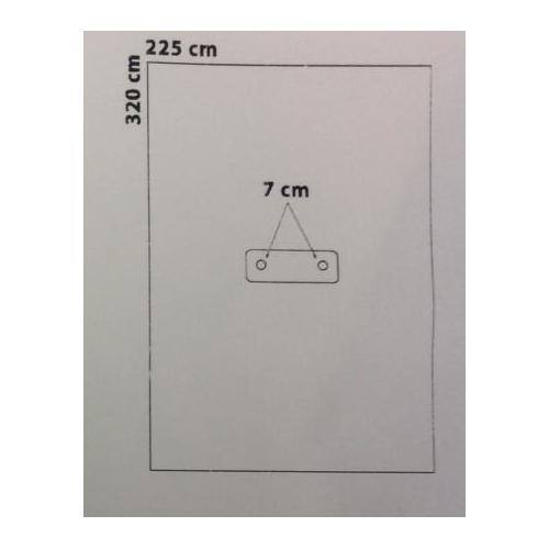 Sengewald Doppel Extremitätentuch AP 18 steril, 2x 7cm Loch, dezentral
