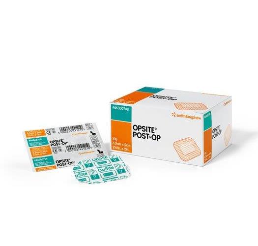 Smith & Nephew Medical Ltd Opsite Post-Op 6,5x5,0cm AP 6x5Stück steril, Folienwundverb.