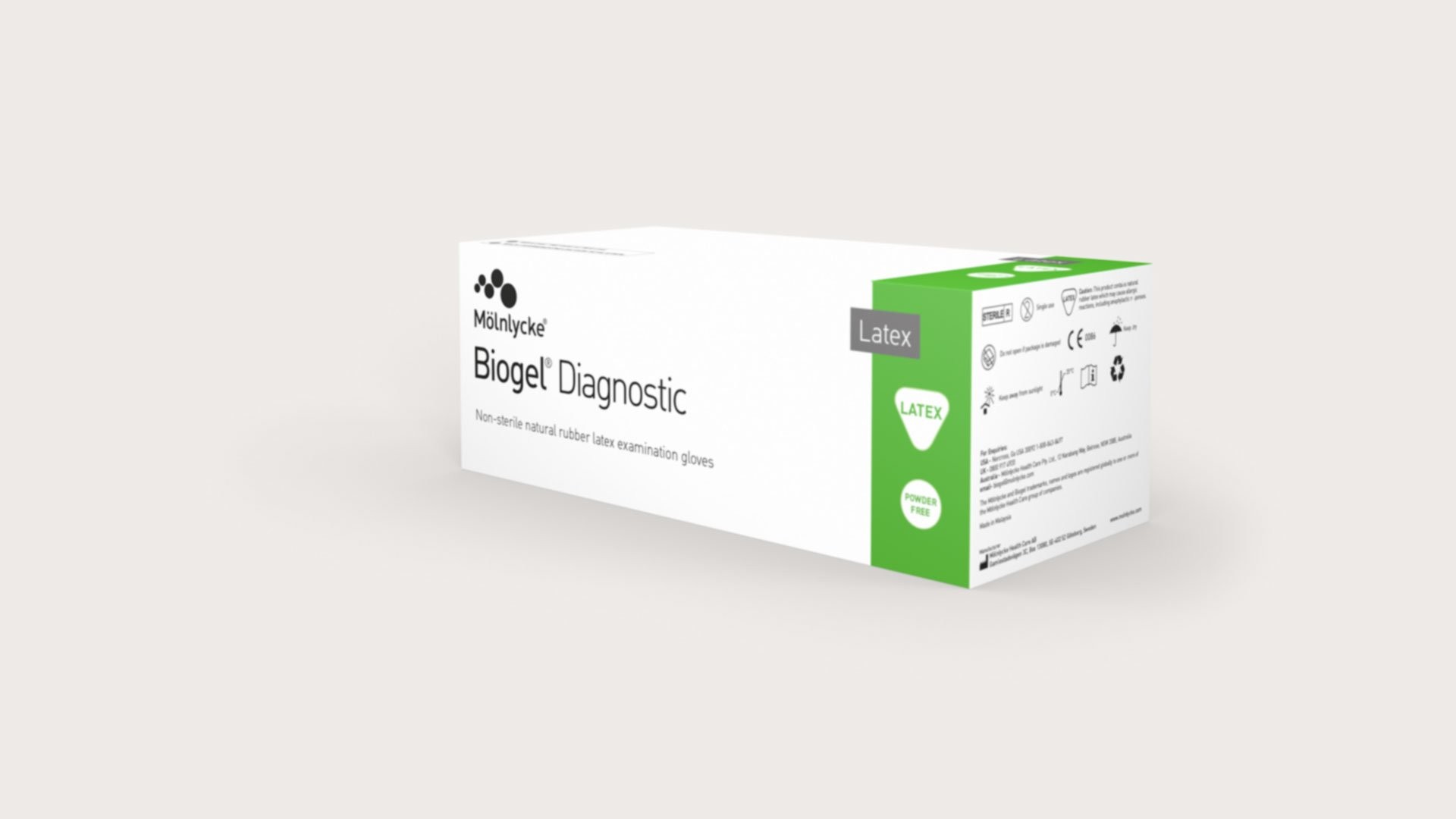 Biogel Diagnostic USH Gr.7,5 PK 25 puderfrei unsteril