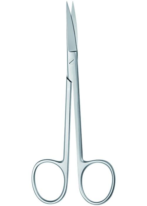 MARTIN Chirurgische Schere Standard Wagner 12cm spitz/spitz gebogen
