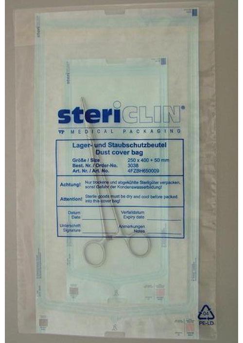 Vereinigte Papierwarenfabriken GmbH Stericlin Staubschutzbeutel 30x50cm AP 500 mit Selbstklebeverschluss