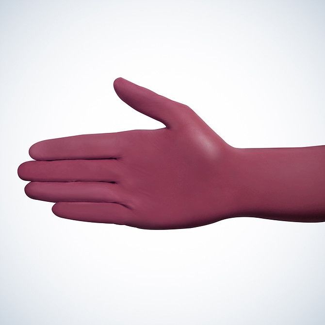 Med Comfort Style Grape USH Gr. L AP 10x100 Nitril, puderfrei, bordeaux