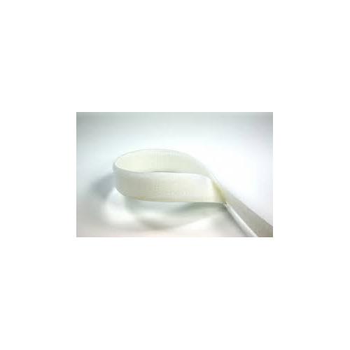 Back to Back Klettband weiß 5 m Rolle 30 mm Breit