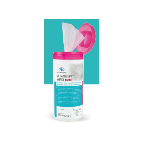 DR.SCHUMACHER GMBH 34201 MELSU Cleanisept Wipes forte Spenderdose à 100 Des. Ultraschallkopf