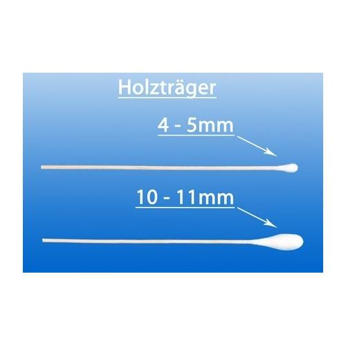 Wattestäbchen 15cm AP 100x2 steril, Wattekopf 4-5mm
