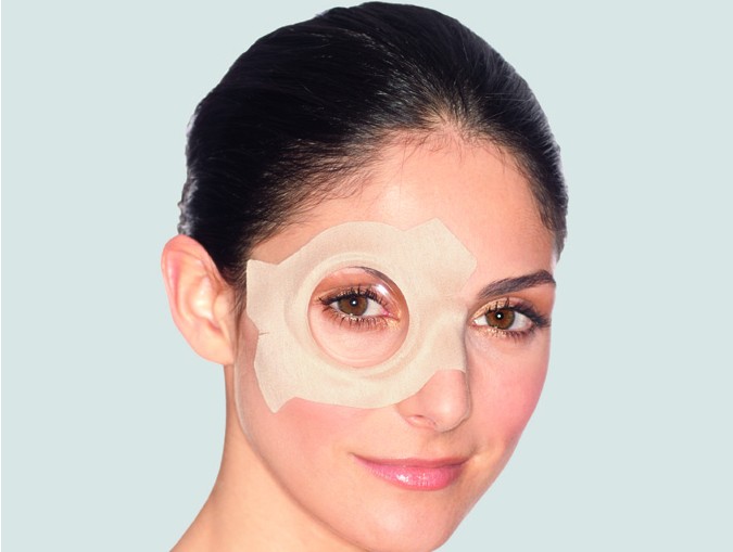 Pro-ophta Augenverband S klein, 72x100mm, 1 Stück