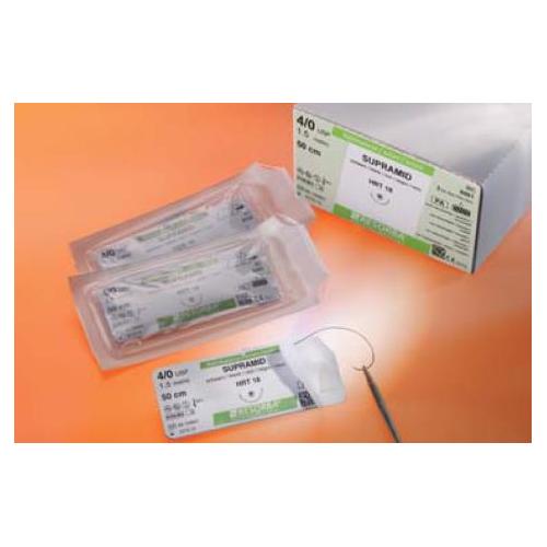 Resorba Medical GmbH Supramid 4/0 schwarz 6112 AP 36 HS 18 45cm - Bild 2