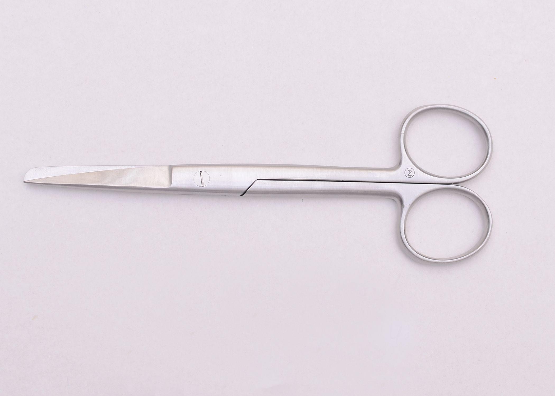 Chirurg. Schere Standard sp/st gerade AP 10 14,5cm zum Einmalgebrauch