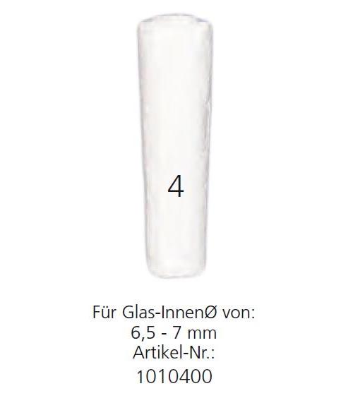 HERENZ HEINZ Steristopfen Nr. 4 aus Zellstoff AP 5000 f.Gläser Innendurchm.6,5-7,0mm