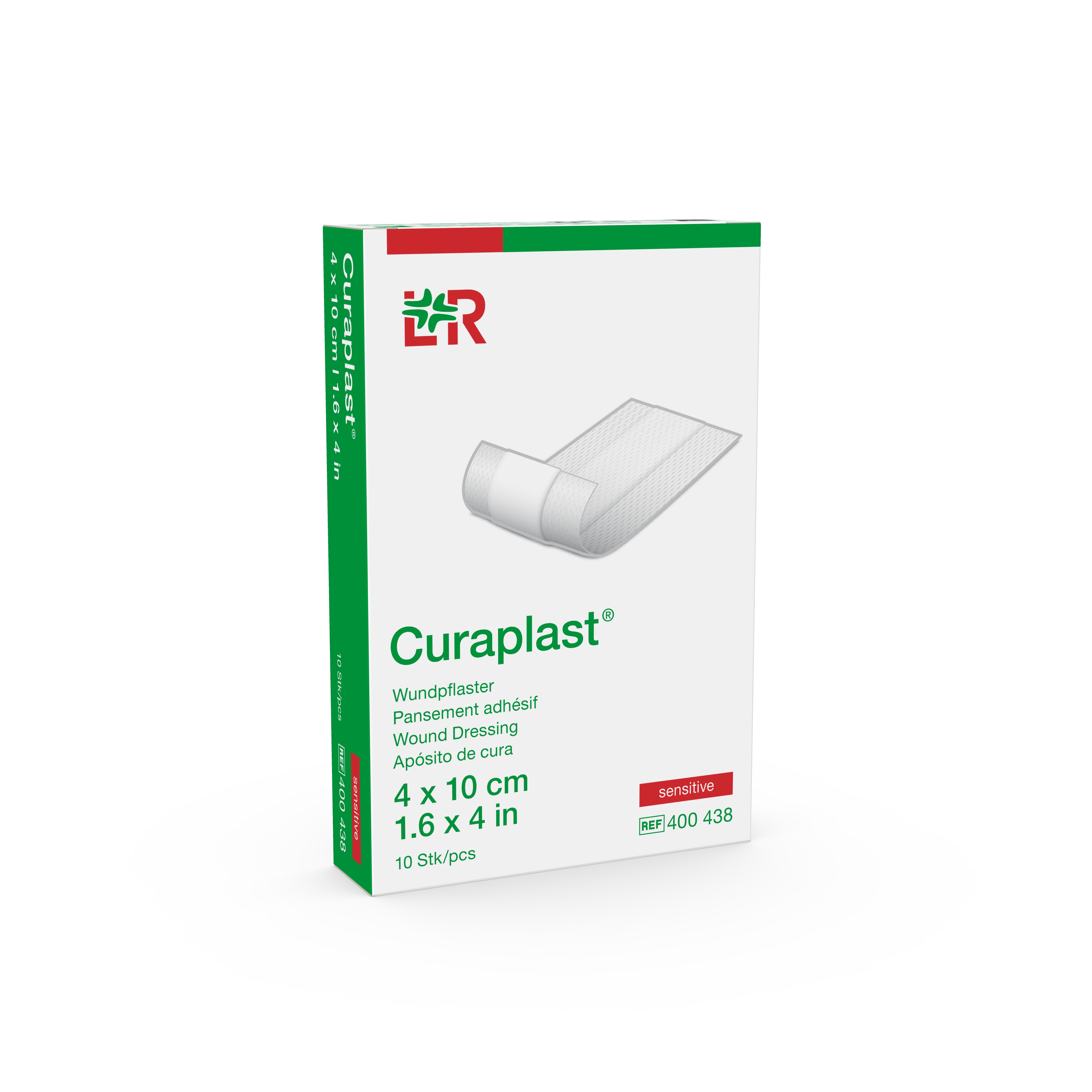 Lohmann & Rauscher International GmbH & Co. KG Curaplast sensitive Wundschnellverband 4cmx1m, 10 Abschnitte à 10cm