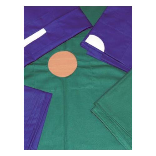 HOSPITA SAEG OP-Lochtuch 40x40cm kornblau 100% Baumwolle