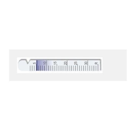 AIVIMED GMBH Schirmertest Mark blue Teststreifen AP 100 steril,z. Messung d.Tränenmenge