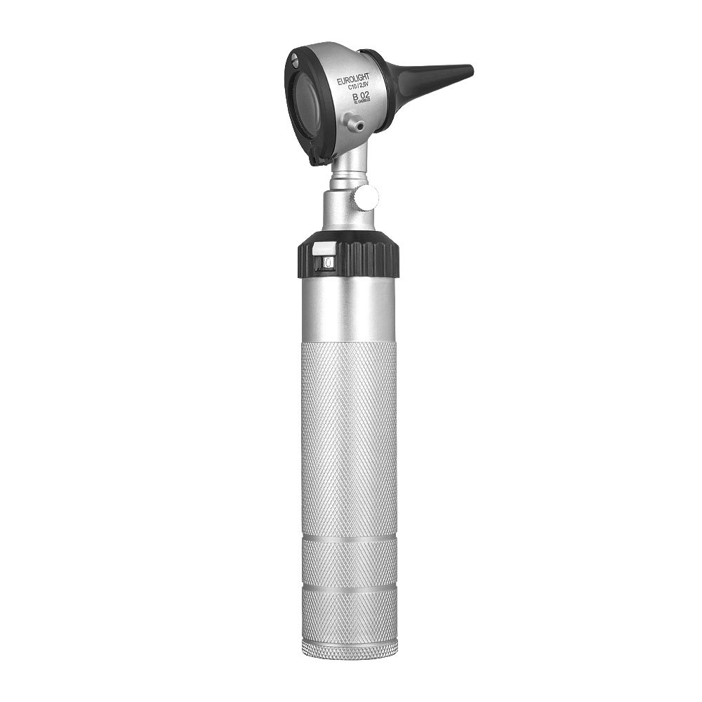 Eurolight C10 Otoskop 2,5V dimmbar mit Clic-Verschluß + 10 Ohrtrichter