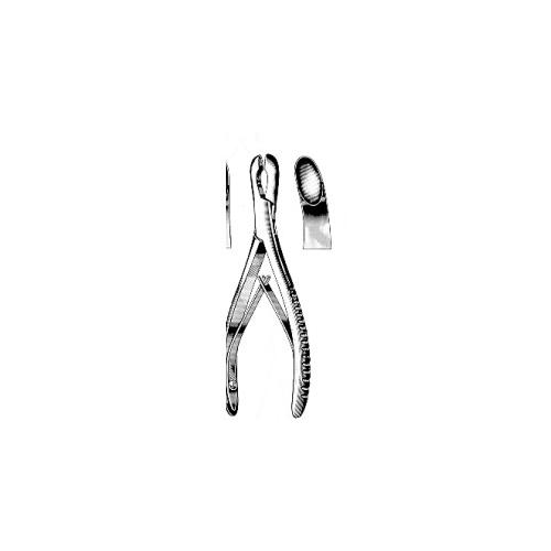 Hohlmeisselzange Luer 17,0cm gebogen