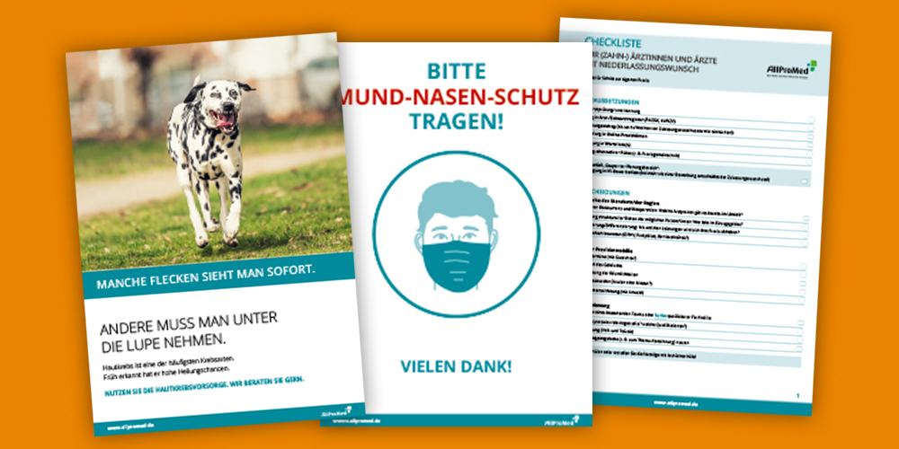 Praktisch für Ihre Praxis: Poster, Protokolle und Checklisten gratis