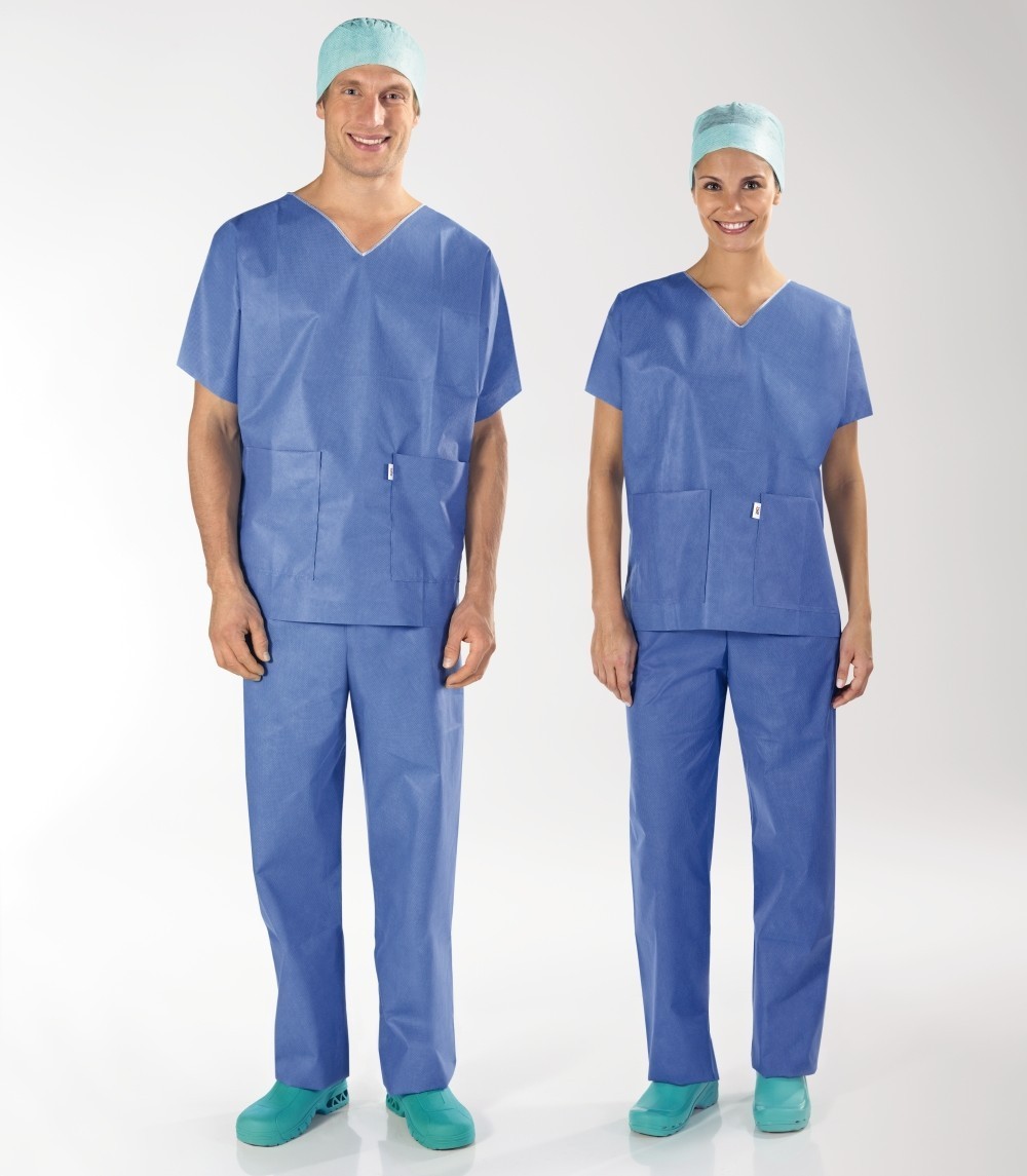 Sentinex Bereichskleidung Hose Größe L, blau, 65 Stk