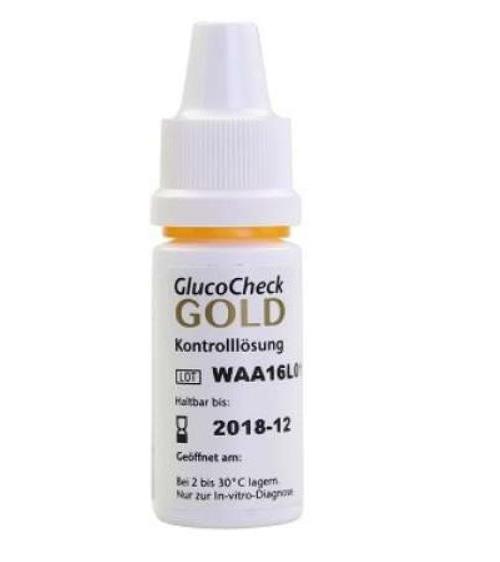 GUDER VERSANDHANDEL GlucoCheck Gold Kontrolllösung mittel 1x4 ml