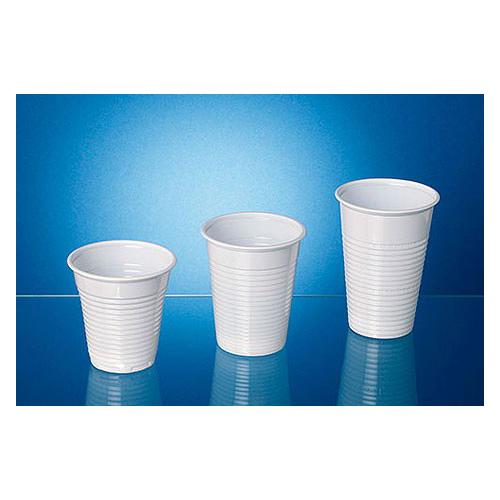 Universalbecher weiß 200ml PK 100 sog. Cola-Becher, aus Polysterol