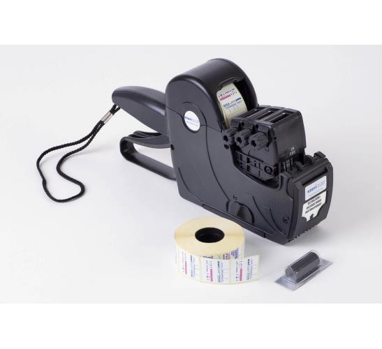 Vereinigte Papierwarenfabriken GmbH Sterclin Haftetiketten m.Steam-Indikator PK 10 x 500 29x28mm + Tintenrolle