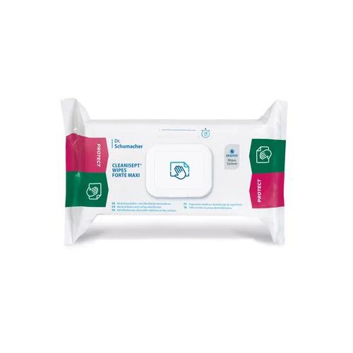 DR.SCHUMACHER GMBH 34201 MELSU Cleanisept Wipes forte Maxi Flowpack à 100 Tücher, alkoholfrei