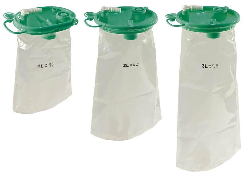 INTERSURGICAL (EXTRUDAN SURG.) Serres Absaugbeutel 2000ml AP 24 ohne Geliermittel