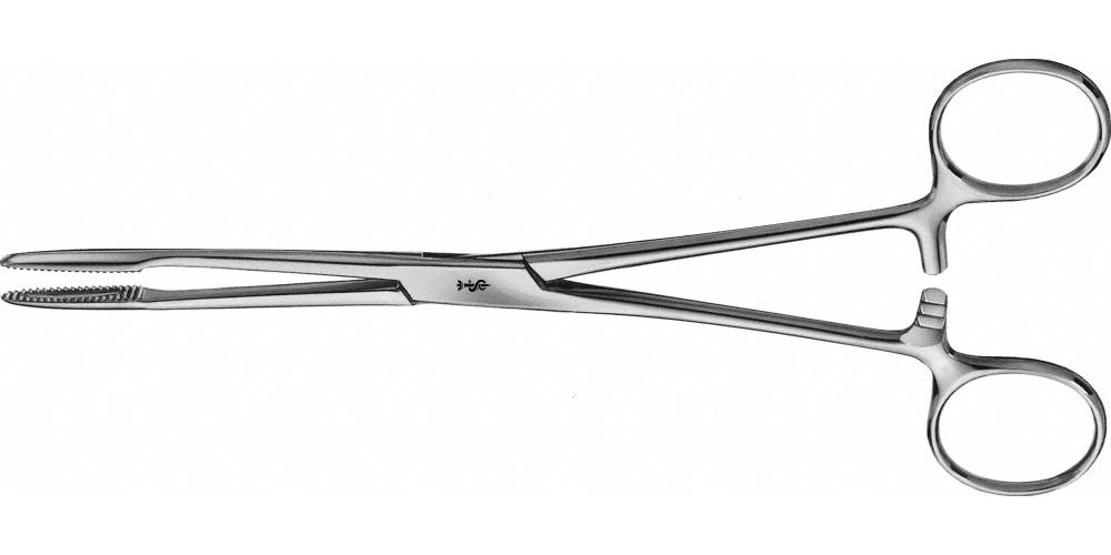 AESCULAP Kornzange GROSS mit Sperre gerade 20cm