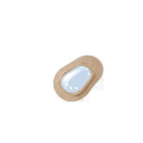 TRUSETAL Ortolux Air small Augenverband steril AP 20 selbstklebend, ca. 96 x 67mm