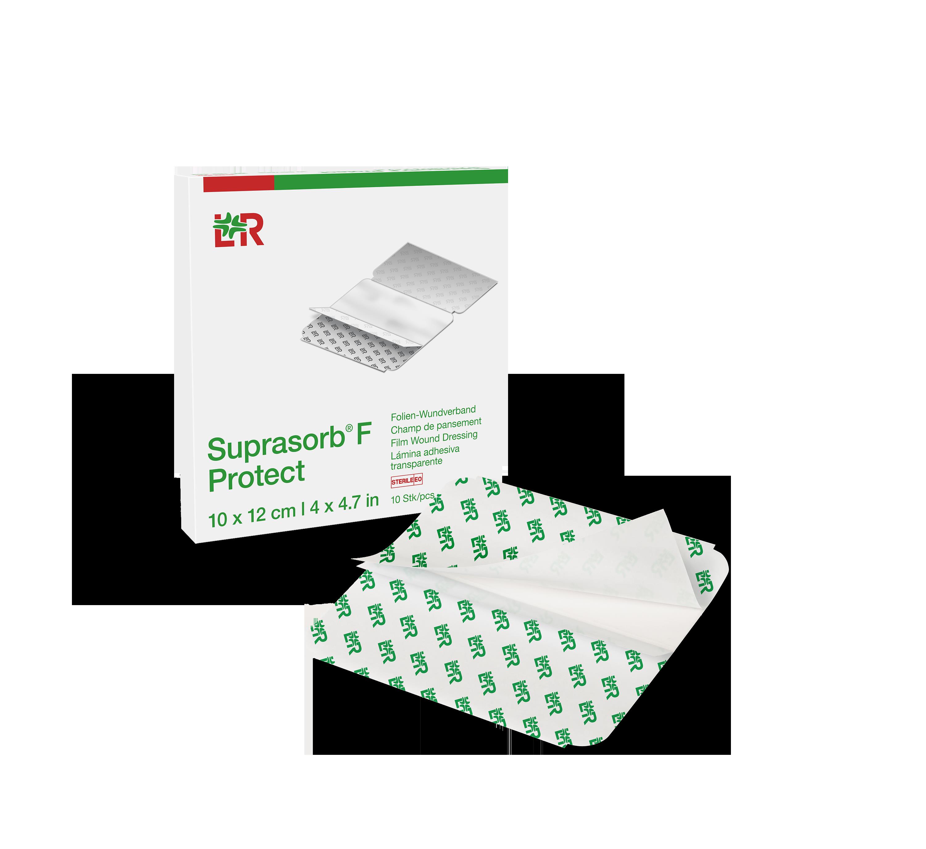 Lohmann & Rauscher International GmbH & Co. KG Suprasorb F Protect Folien-Wundverband steril, 10x12cm, 10 Stück
