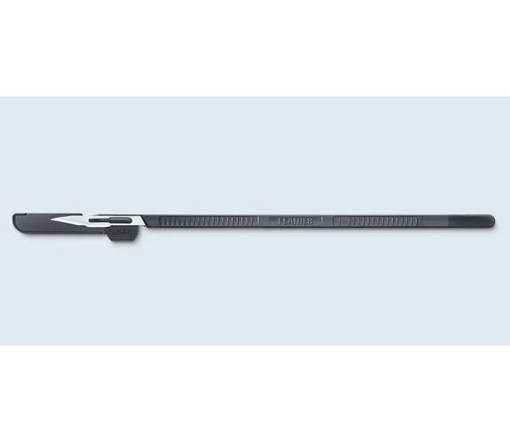 Feather Safety Razor CO., LTD. Feather Mini-Skalpell Fig 15 AP 20 mit 18cm langem Kunststoffgriff