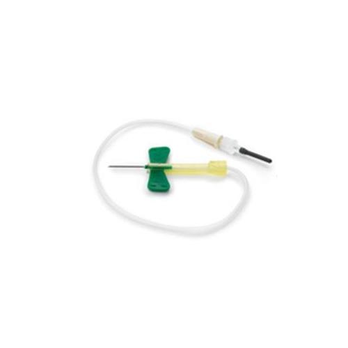 BD Vacutainer Safety-Lok 21G 0,8x19mm AP 50 grün, Blutentnahmeset mit Adapter