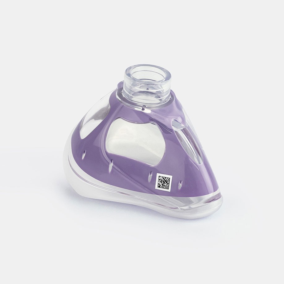 VB MEDIZINTECHNIK GMBH SULZ Bi-Maske Silikon Gr. 5 Erwachsene mittel violett wiederverw.