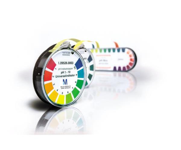 MERCK KGAA pH-Indikatorpapier pH 1 - 10 AP 3 Universalindikator mit Farbskala
