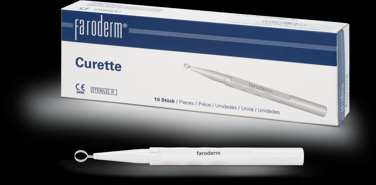 Faroderm Curette 7mm AP 10 steril