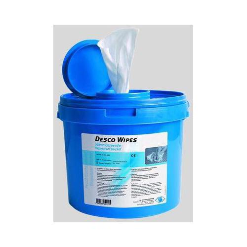 Desco Wipes Vliestuchspender klein, 1 Spendereimer 3L Volumen