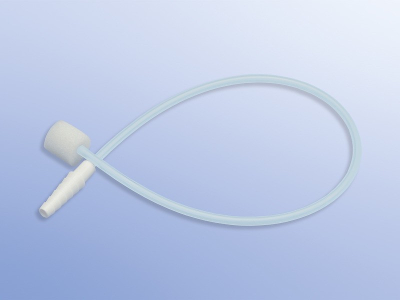Sauerstoff-Katheter 40cm CH 12 PK 100 mit Kompresse, Stufenkonnektor