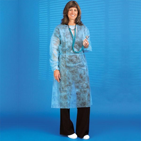servoprax GmbH Mediware Einweg Besucherkittel AP 10 blau, Non-Woven