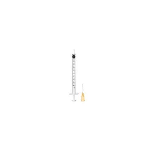 B. Braun Melsungen AG Omnifix F 1 ml Grad. 0,01ml AP 100 beigel. Kanüle 0,50x16mm